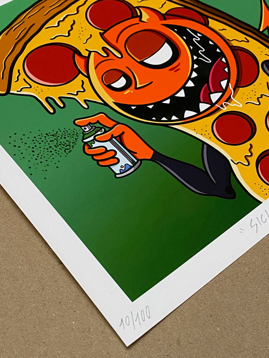 Art Print - Sick Pizza