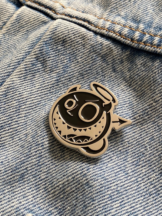 Pin Rebel Devil - Negro Cromo